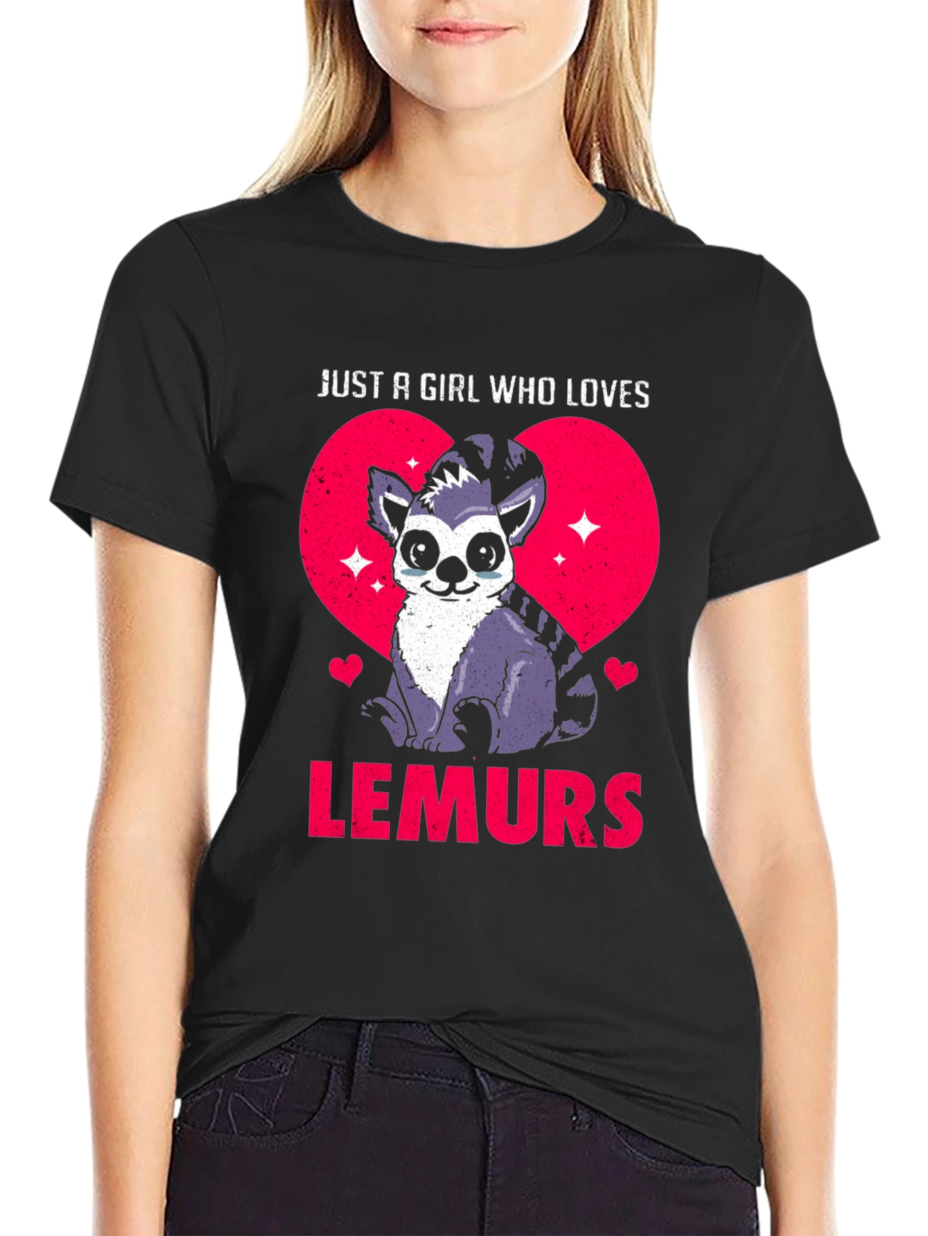Just a Girl Who Loves Lemurs T-Shirt