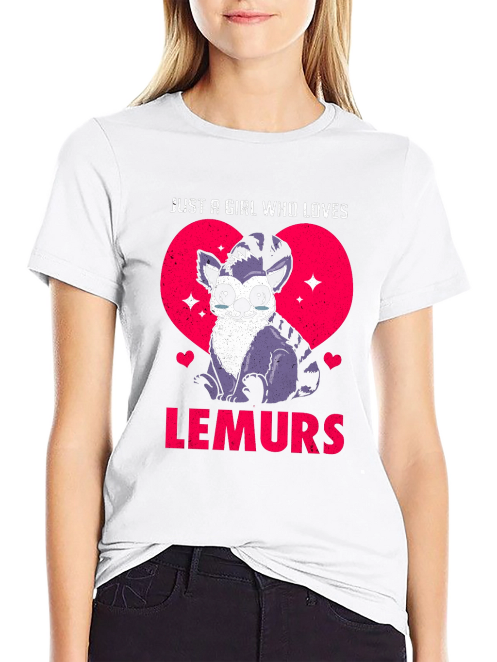Just a Girl Who Loves Lemurs T-Shirt