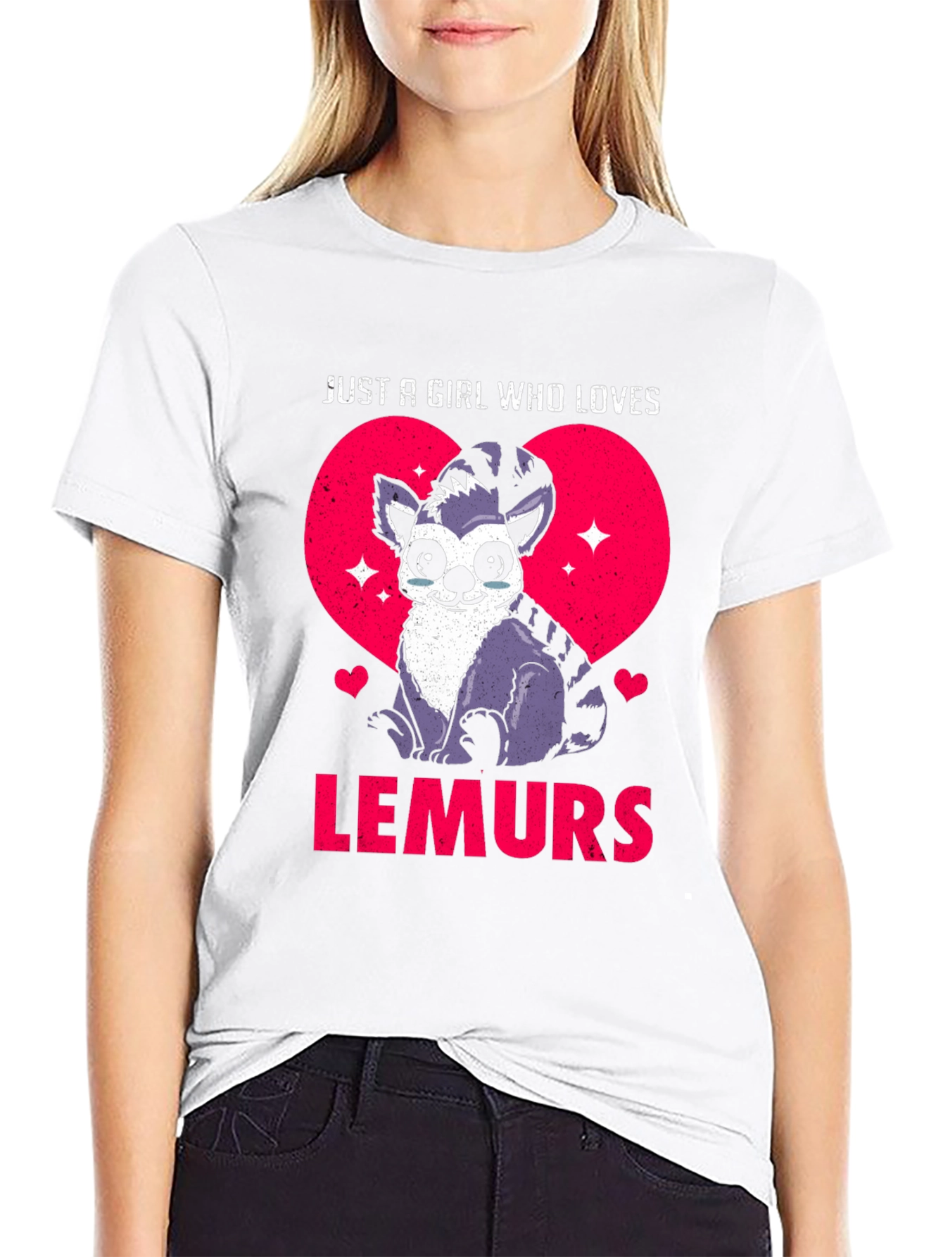 Just a Girl Who Loves Lemurs T-Shirt