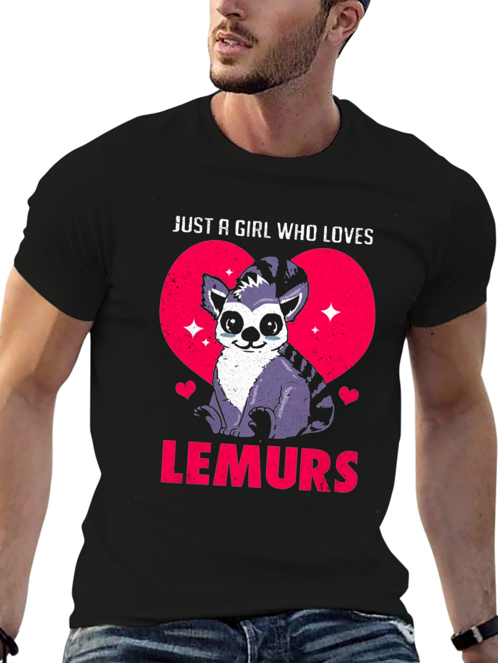 Just a Girl Who Loves Lemurs T-Shirt