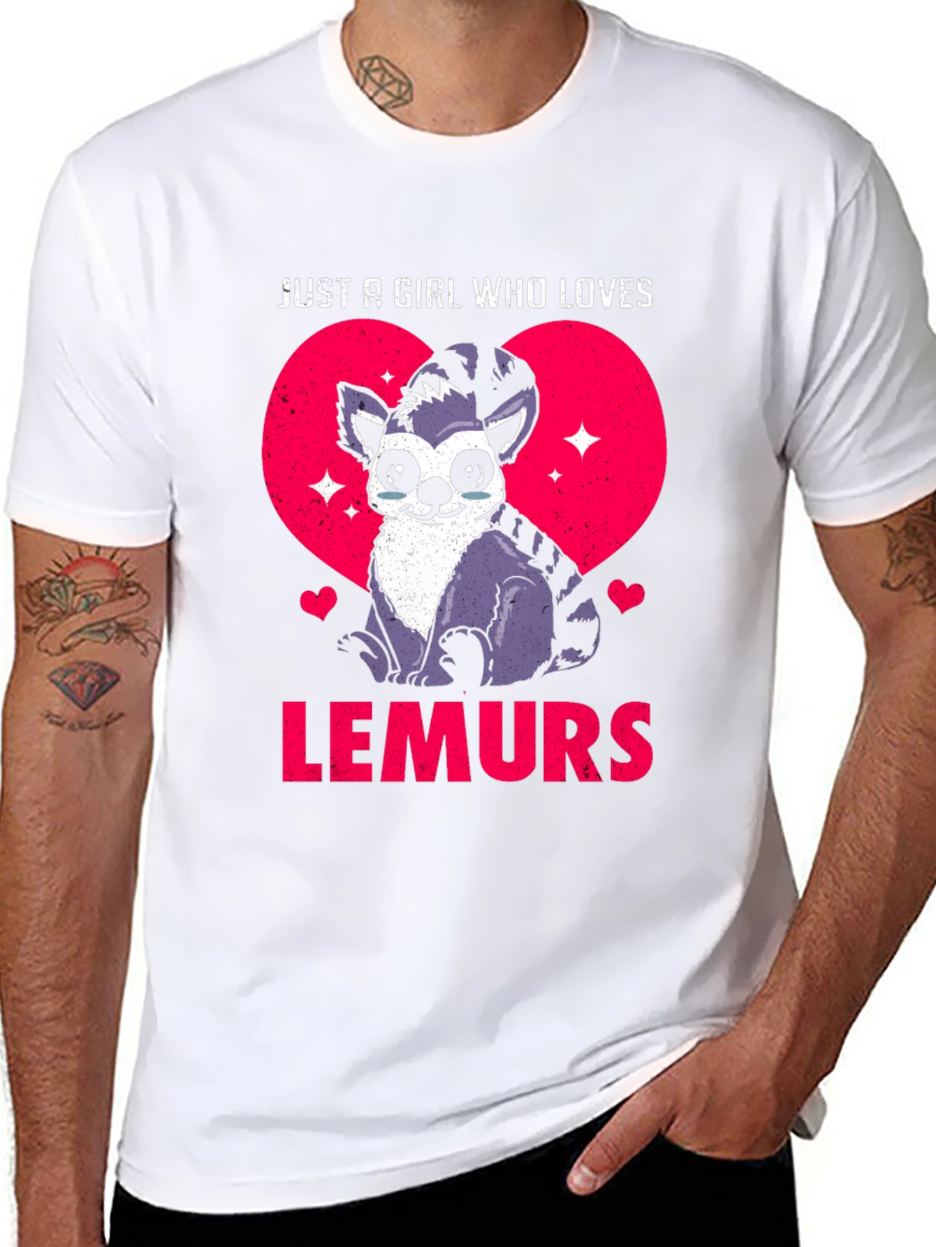 Just a Girl Who Loves Lemurs T-Shirt