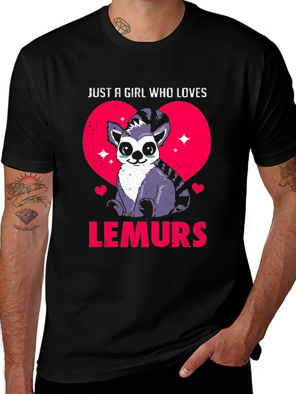 Just a Girl Who Loves Lemurs T-Shirt