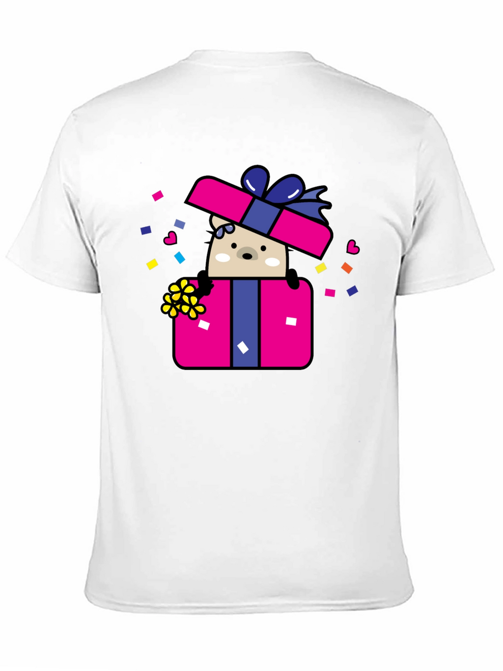 Bear in Gift Box Graphic Tee