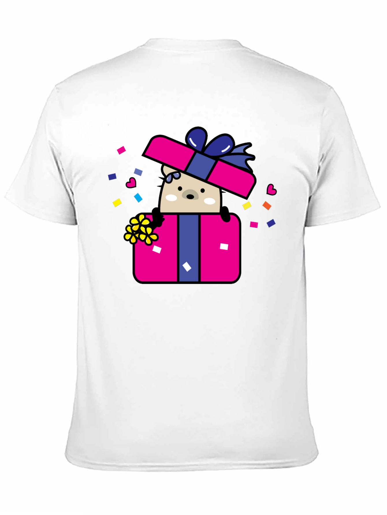 Bear in Gift Box Graphic Tee