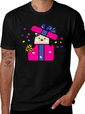 Bear in Gift Box Graphic Tee