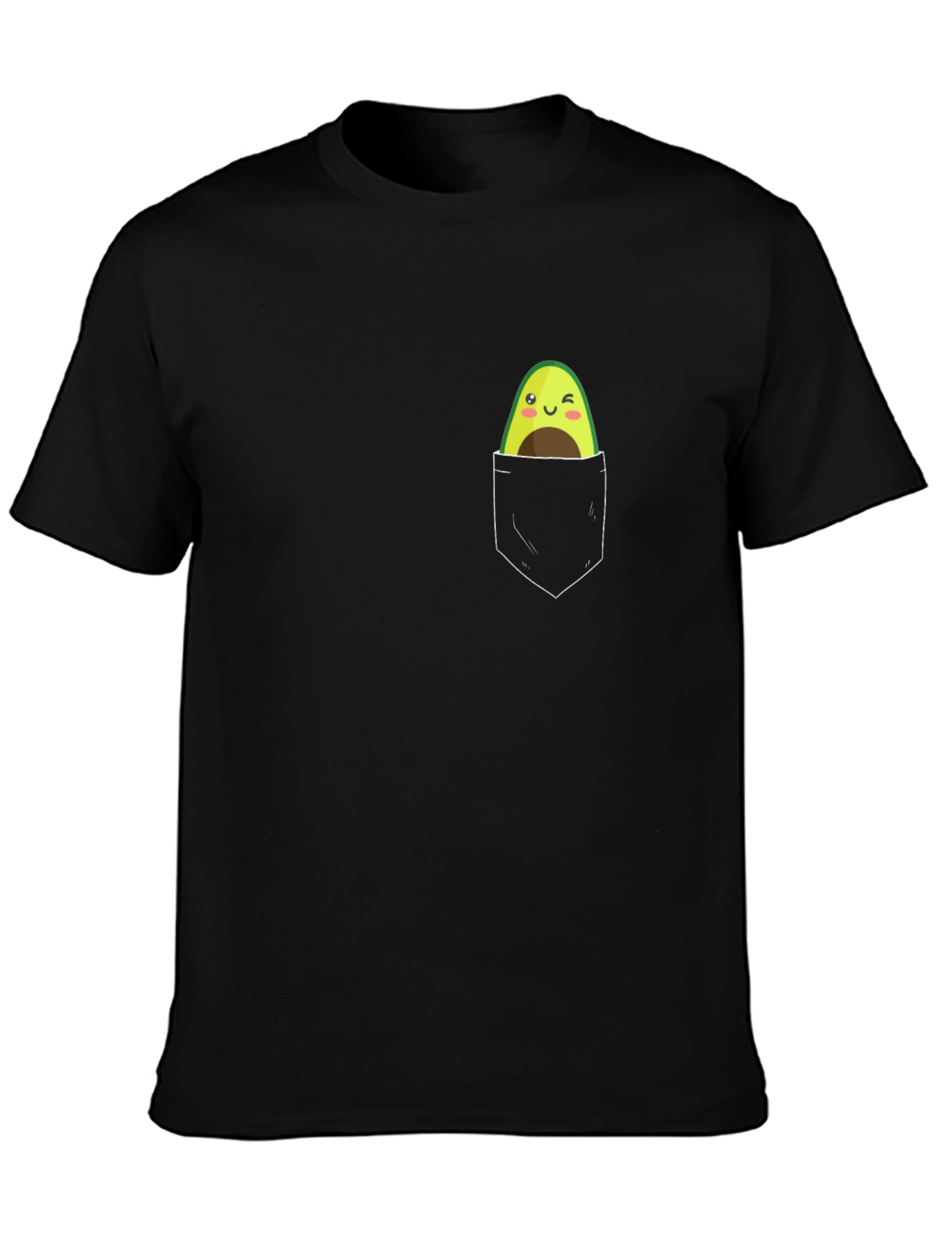 Avocado Pocket Tee - Cute & Fun Graphic T-Shirt