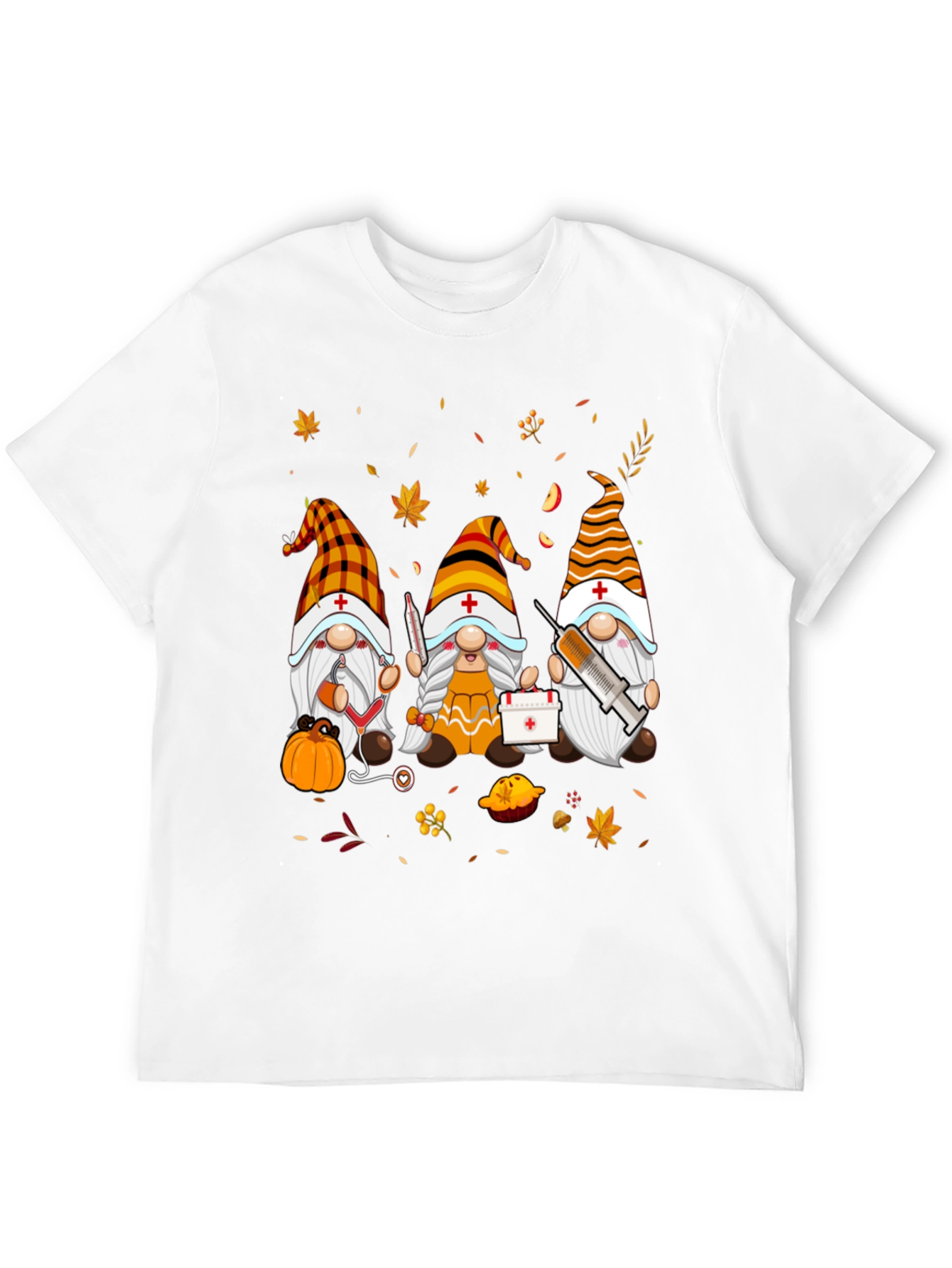 Nurse Gnomes Fall T-Shirt