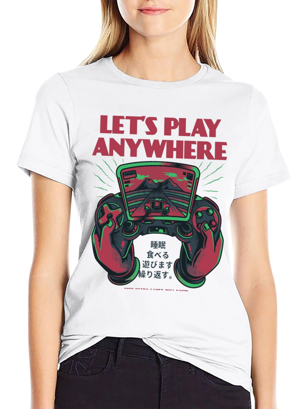 Lets Play Anywhere Gaming T-Shirt