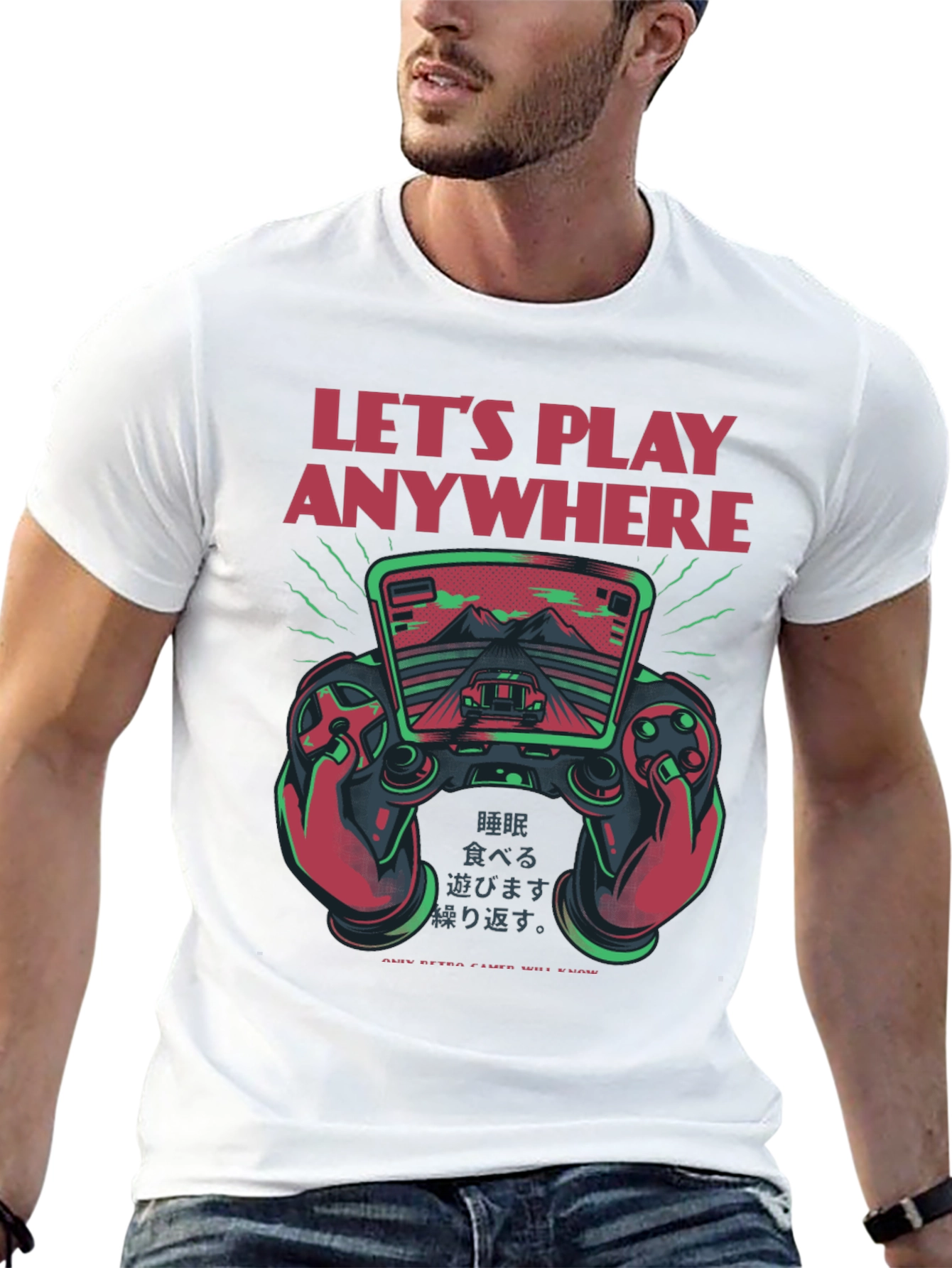 Lets Play Anywhere Gaming T-Shirt