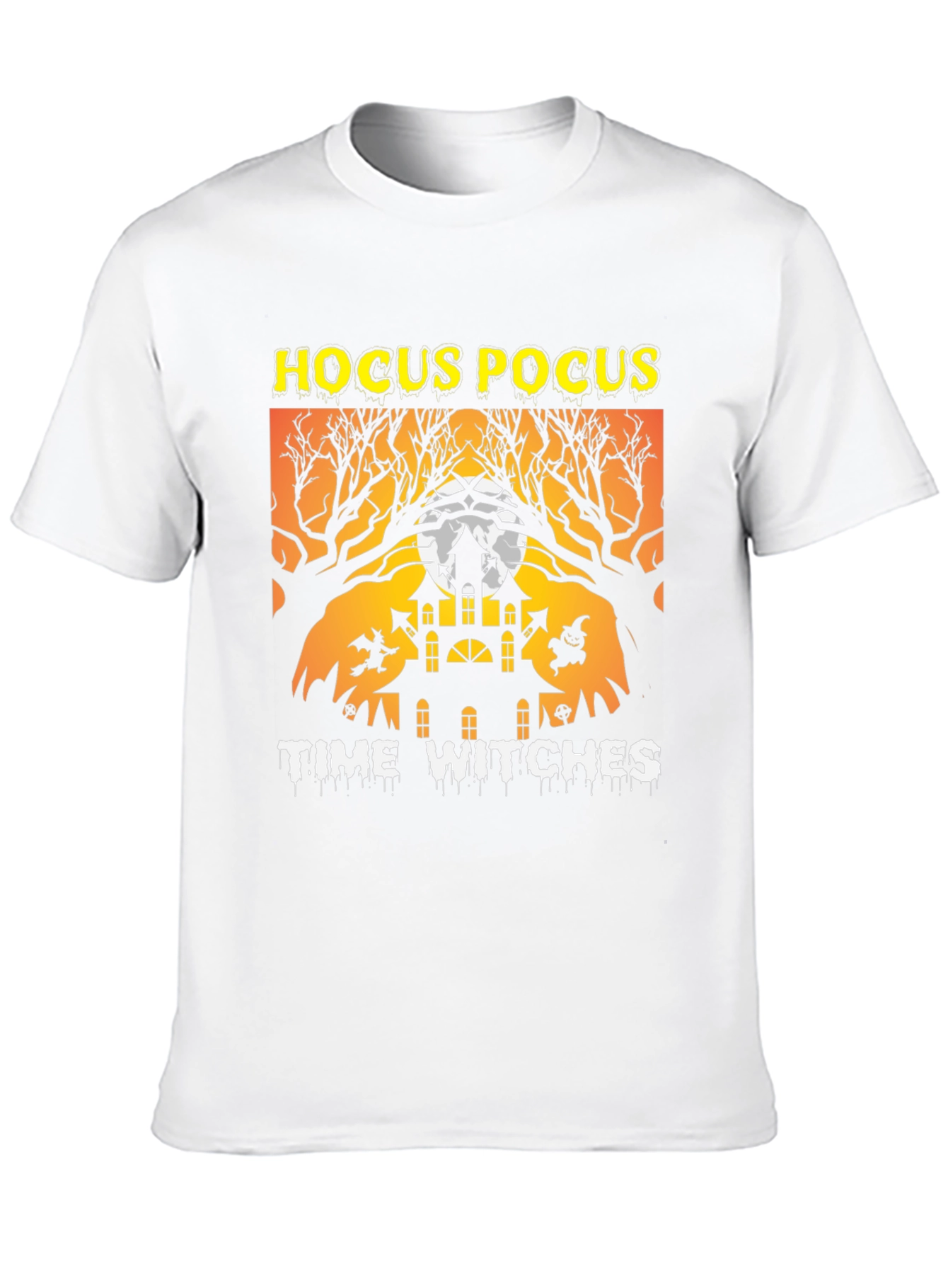 Hocus Pocus Time Witches Halloween Graphic Tee