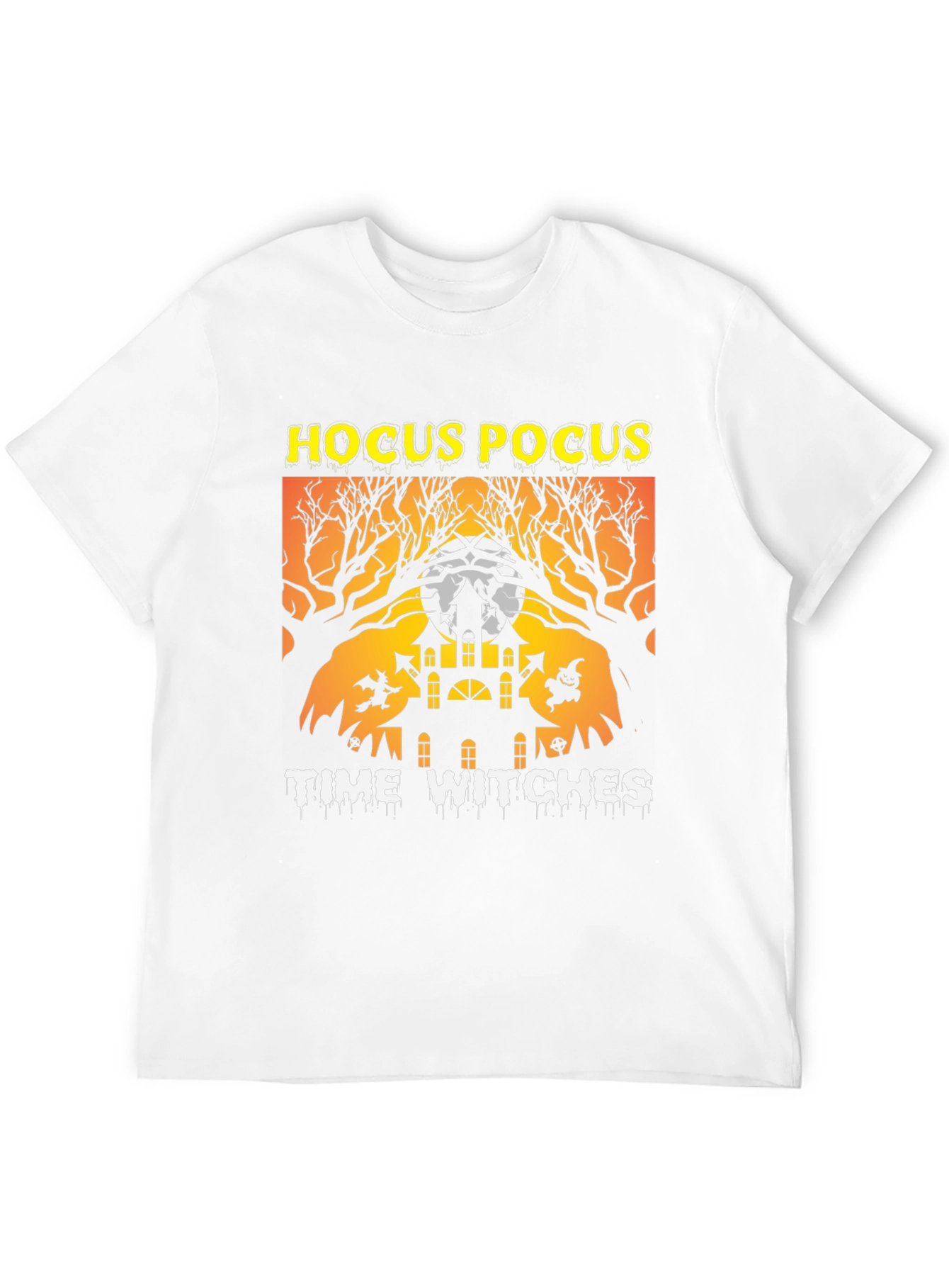 Hocus Pocus Time Witches Halloween Graphic Tee