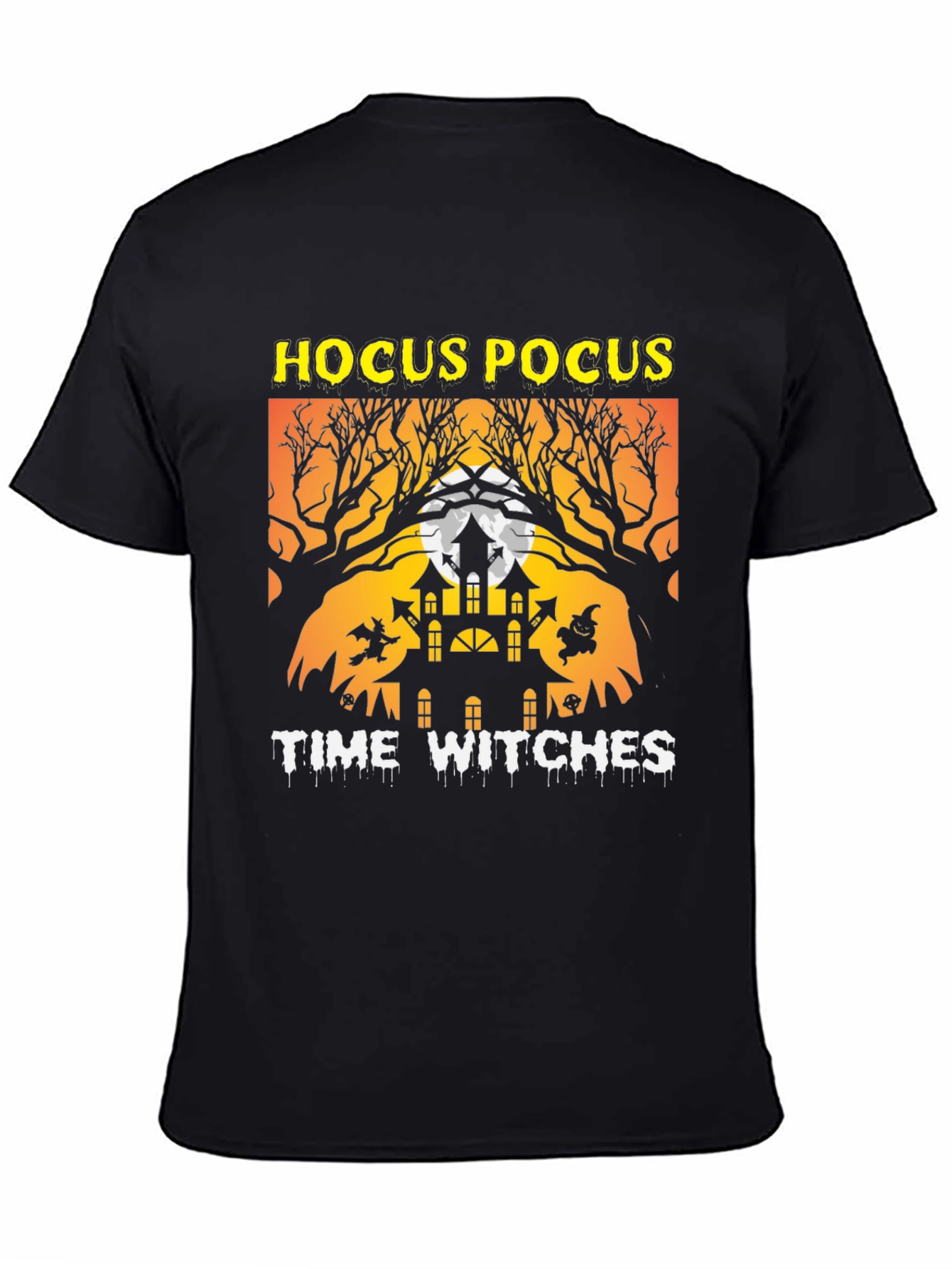 Hocus Pocus Time Witches Halloween Graphic Tee