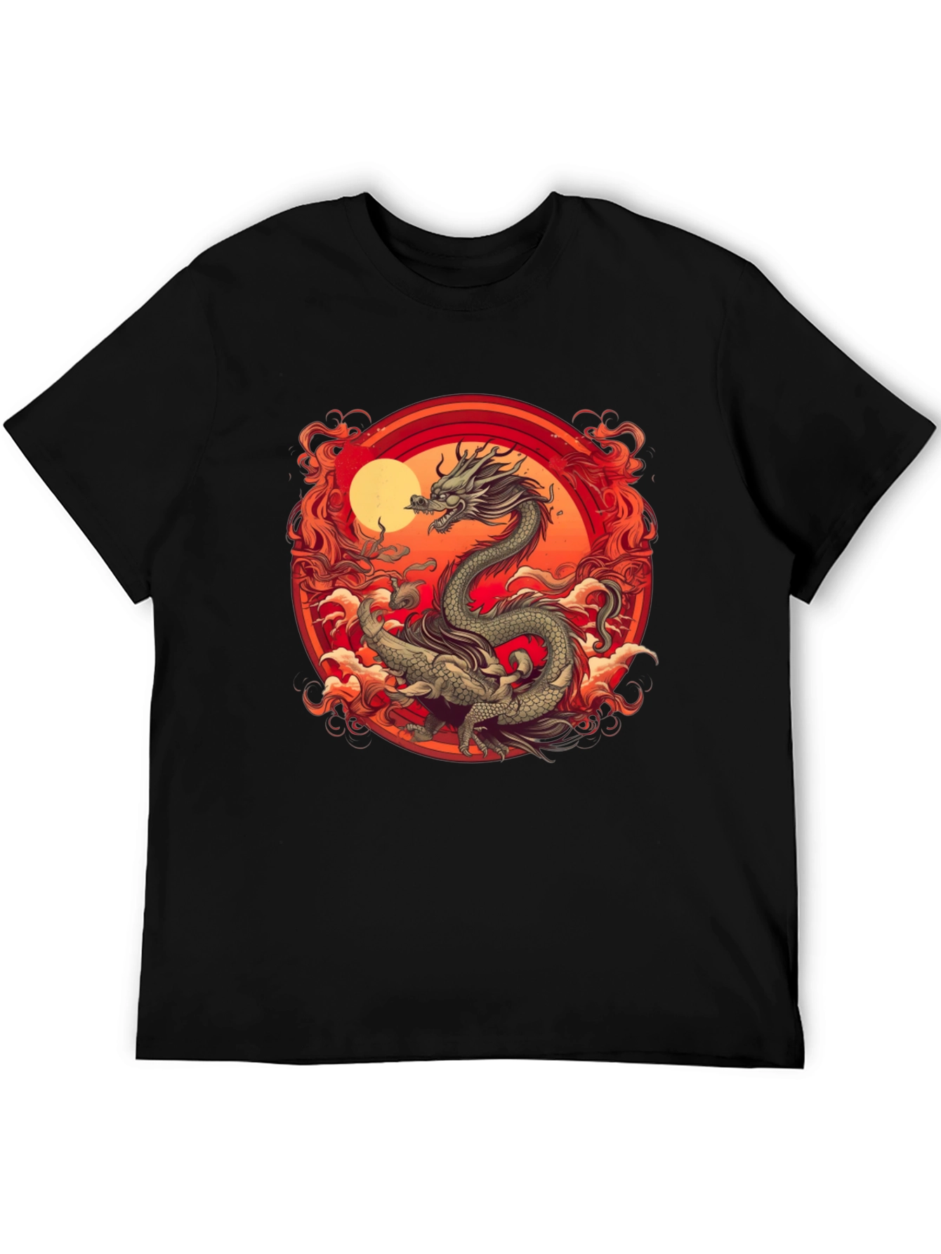 Dragon Graphic Tee - Black T-Shirt