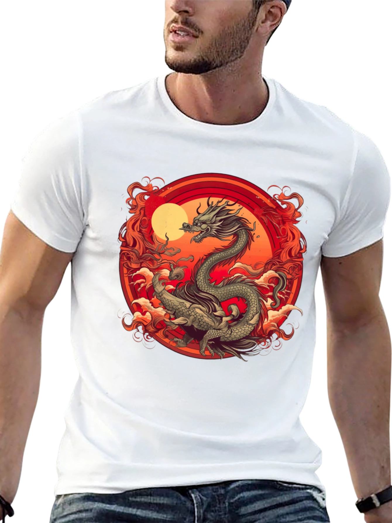 Dragon Graphic Tee - Black T-Shirt