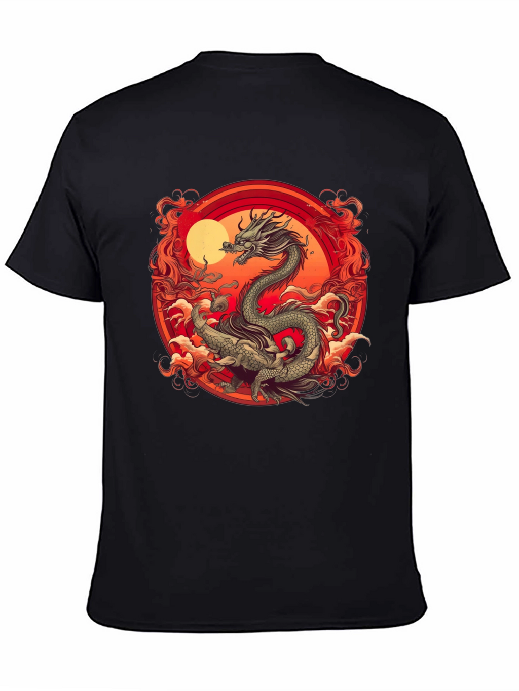 Dragon Graphic Tee - Black T-Shirt
