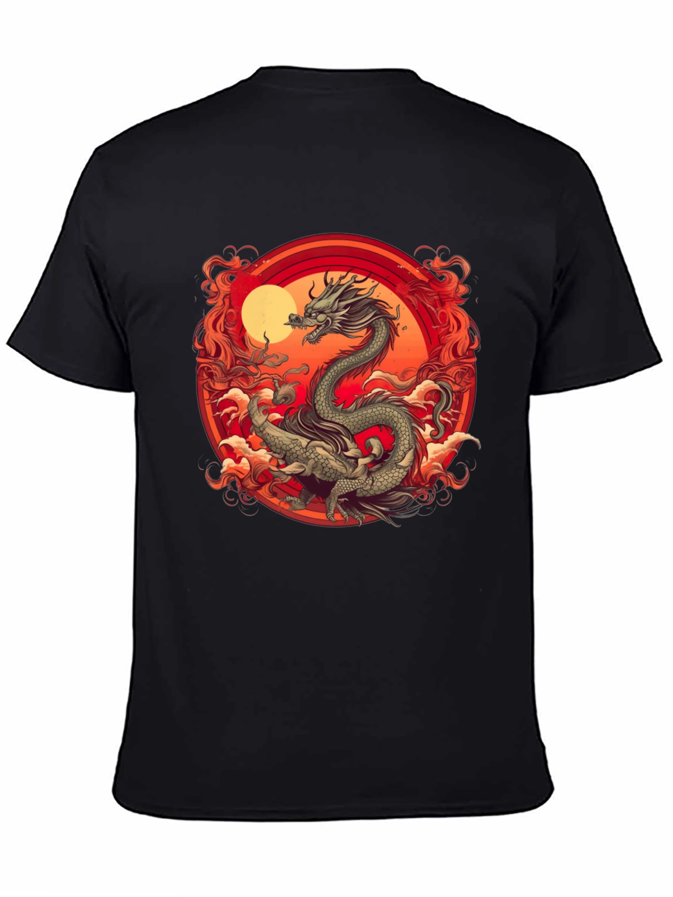 Dragon Graphic Tee - Black T-Shirt