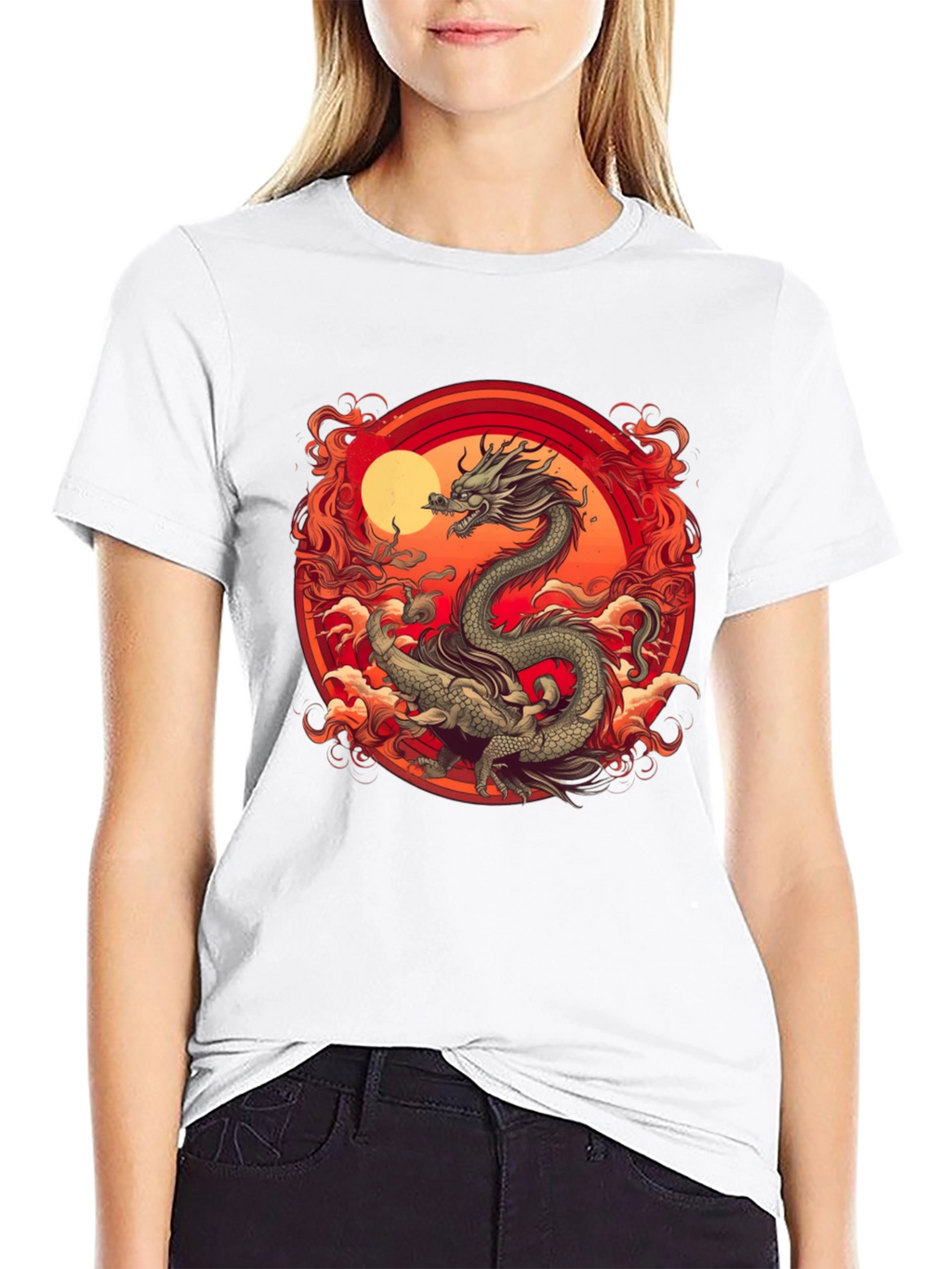 Dragon Graphic Tee - Black T-Shirt