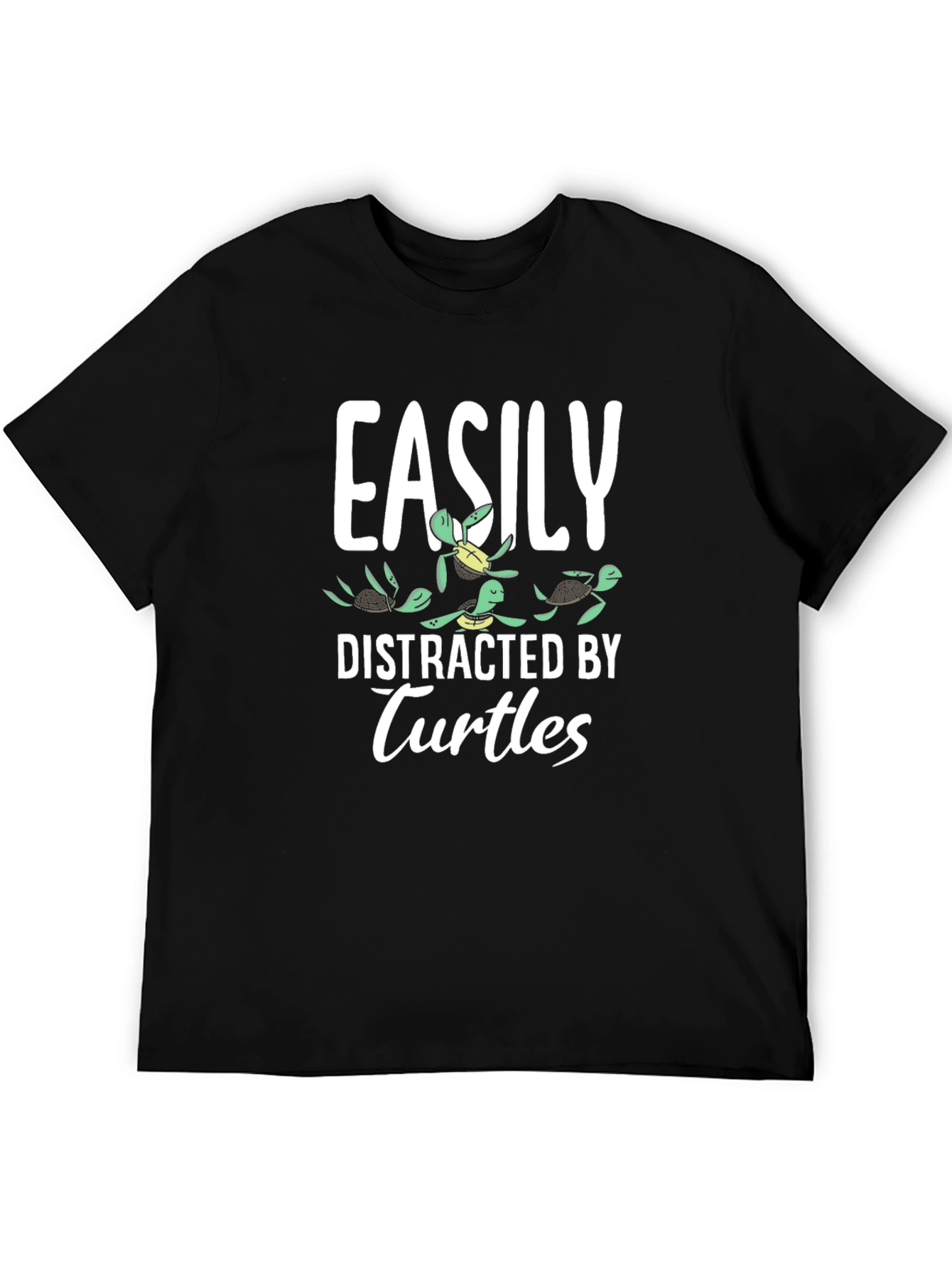Easily Distracted by Turtles Graphic Tee
