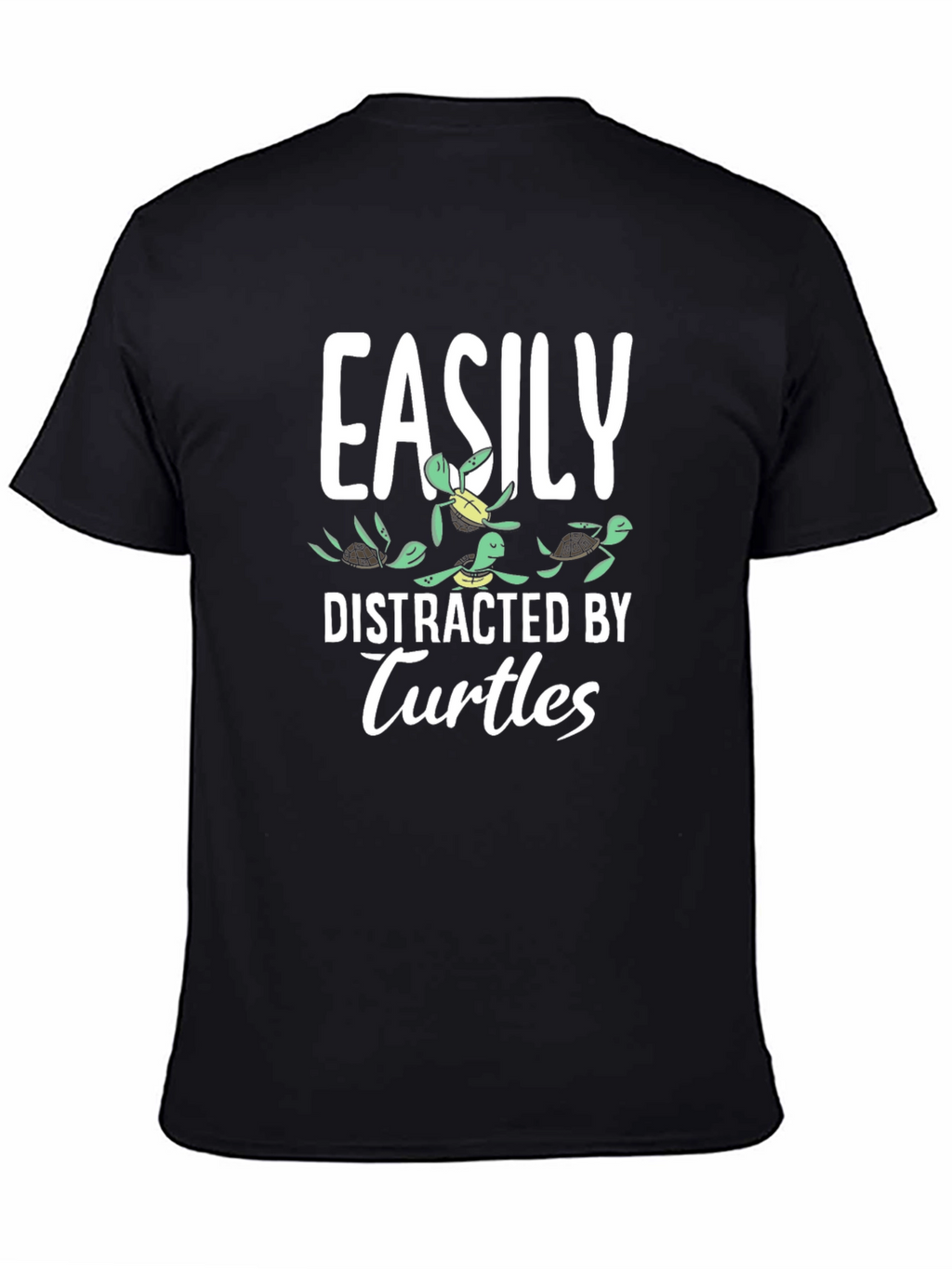 Easily Distracted by Turtles Graphic Tee