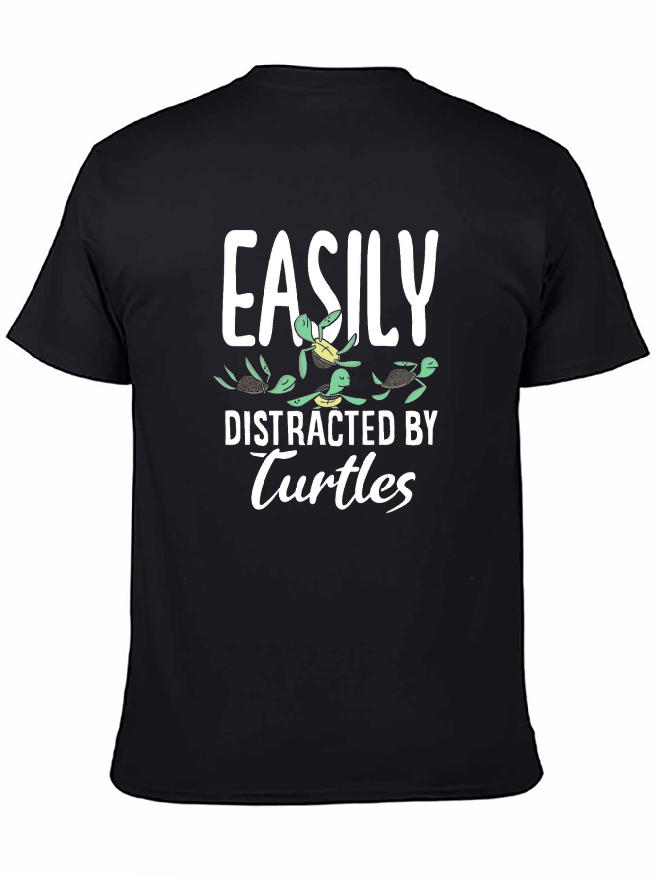 Easily Distracted by Turtles Graphic Tee