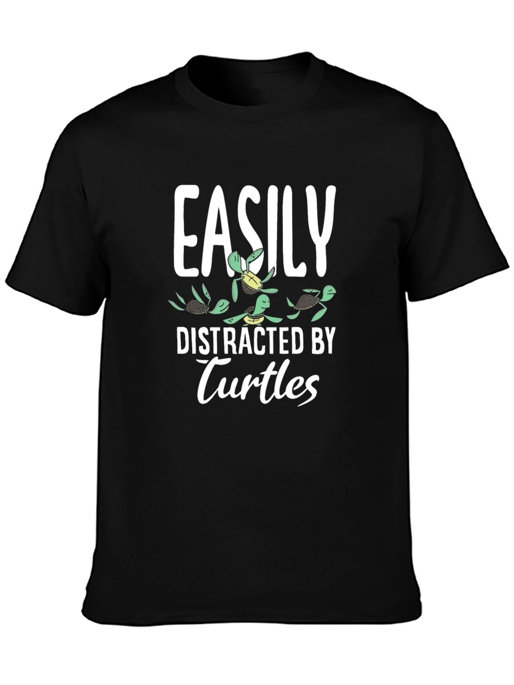 Easily Distracted by Turtles Graphic Tee