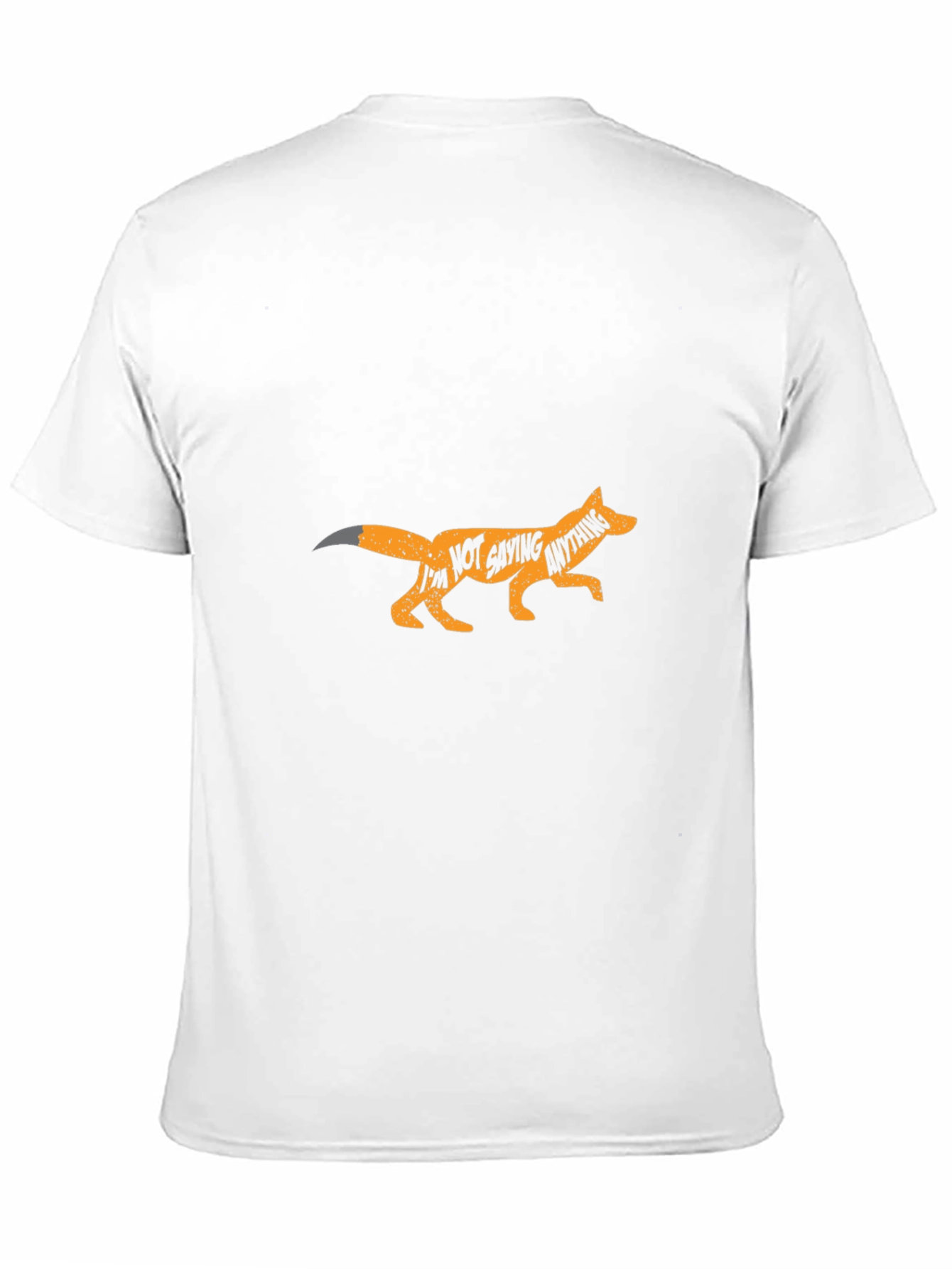 Fox Im Not Saying Anything Black T-Shirt