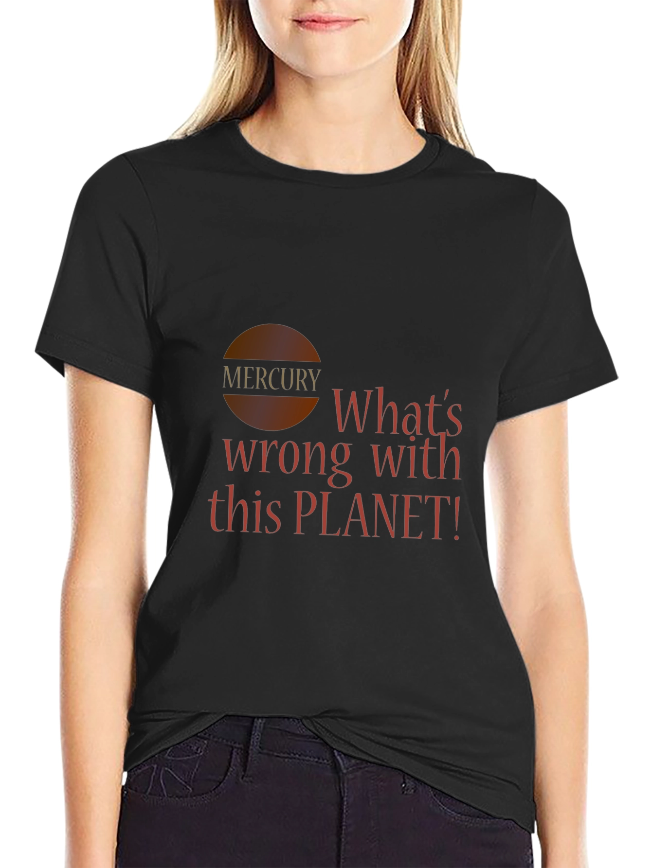 Mercury Planet Graphic T-Shirt