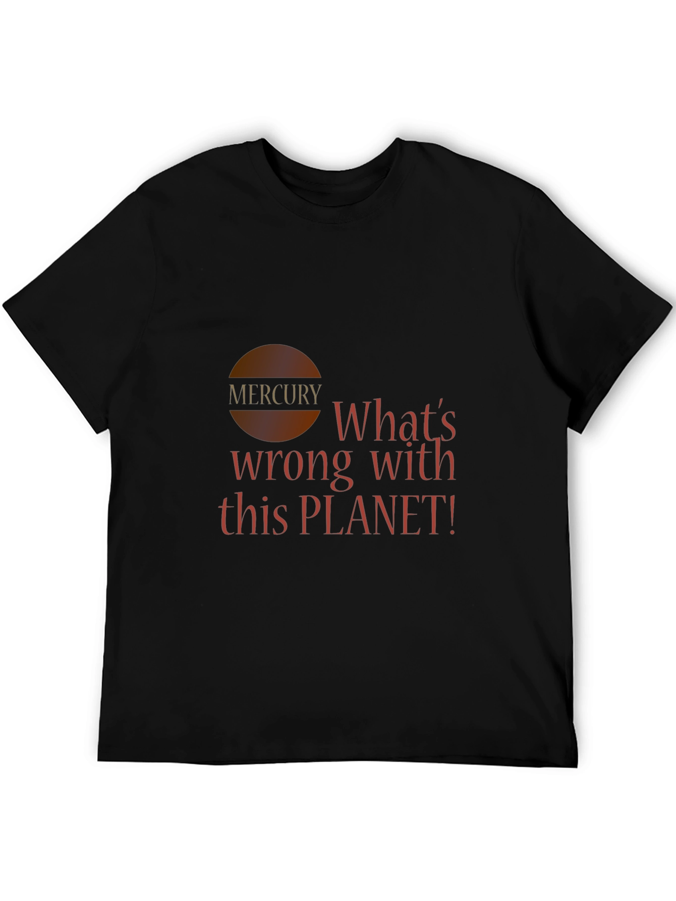 Mercury Planet Graphic T-Shirt