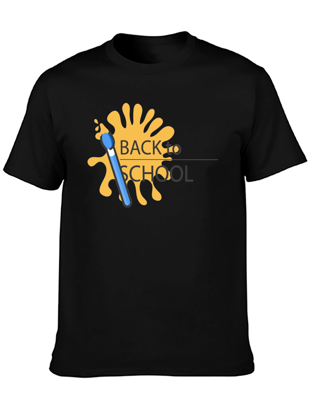 Back to School T-Shirt - Paintbrush Design