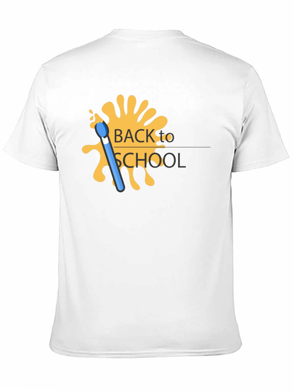 Back to School T-Shirt - Paintbrush Design
