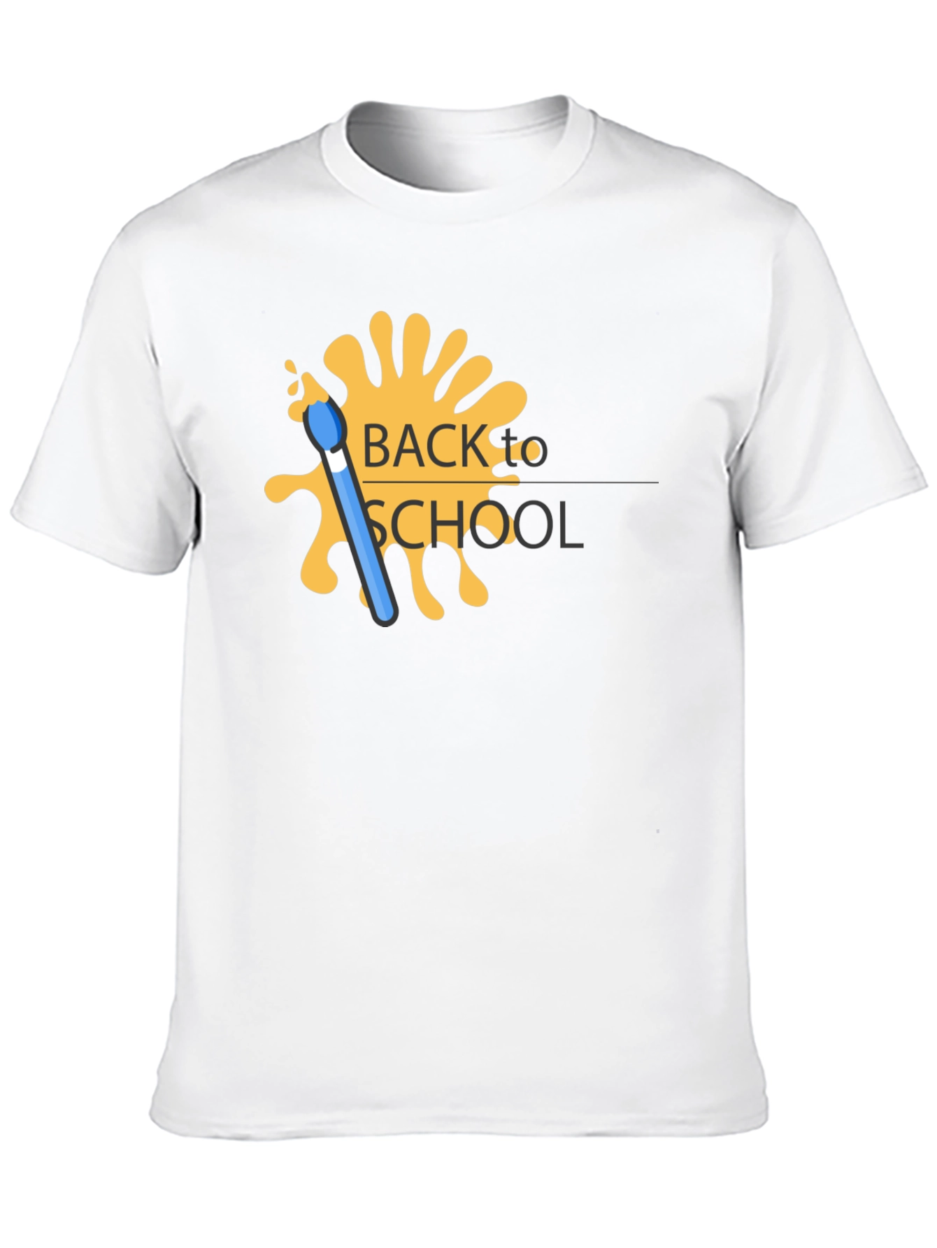 Back to School T-Shirt - Paintbrush Design