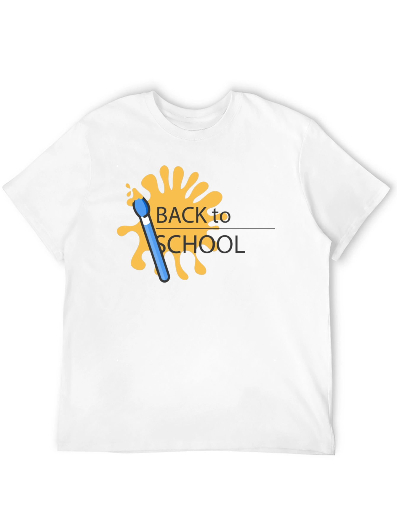 Back to School T-Shirt - Paintbrush Design
