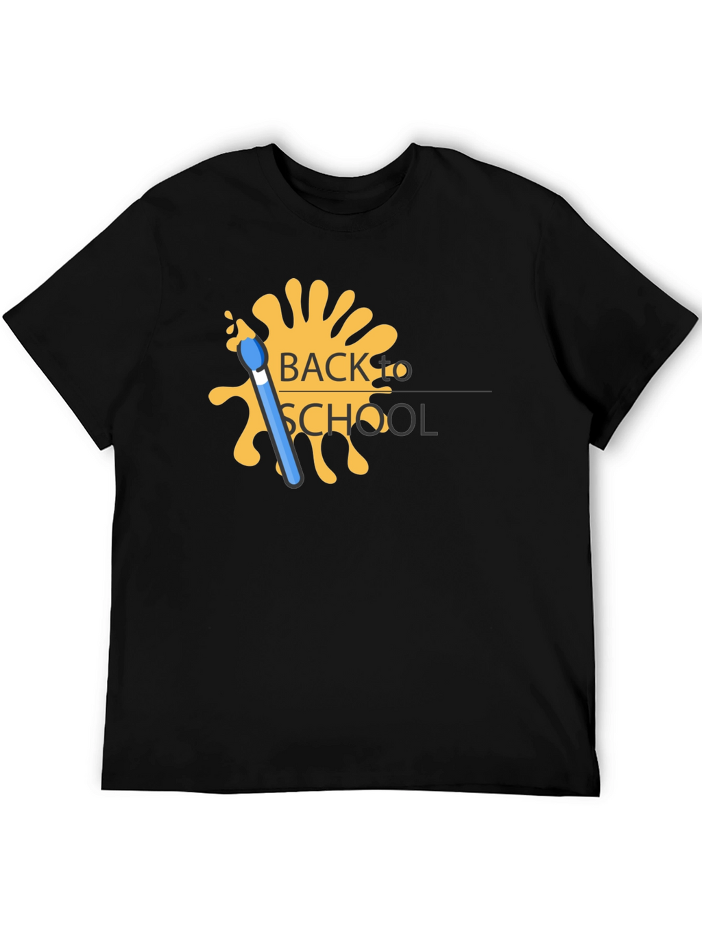 Back to School T-Shirt - Paintbrush Design