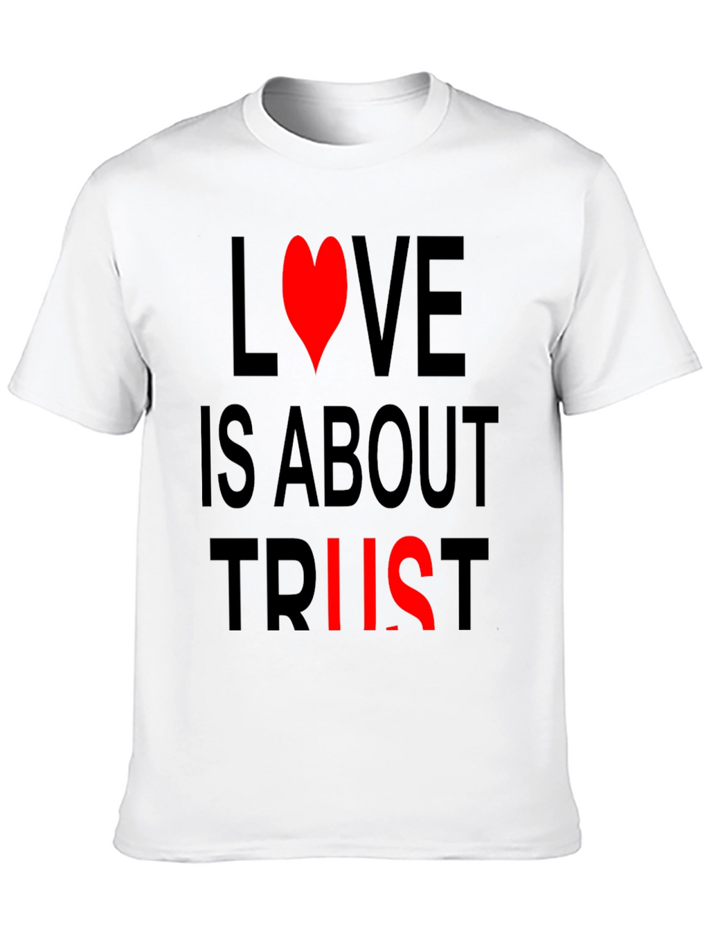 Love and Trust Black T-Shirt