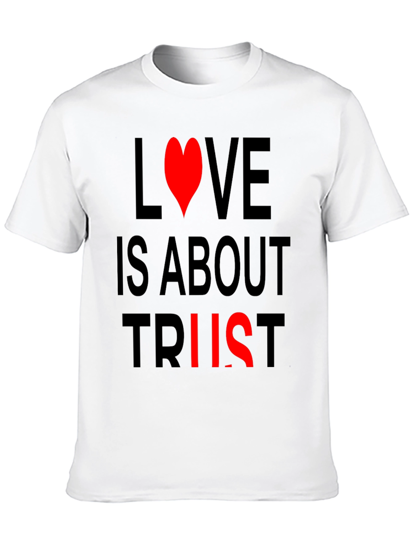 Love and Trust Black T-Shirt