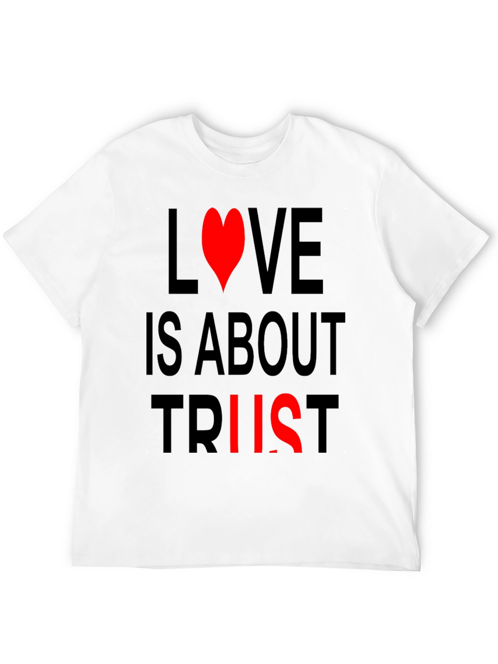 Love and Trust Black T-Shirt