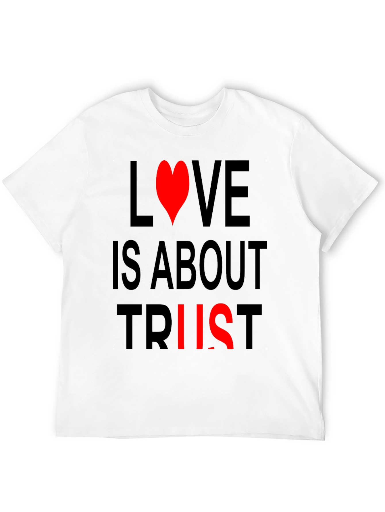 Love and Trust Black T-Shirt