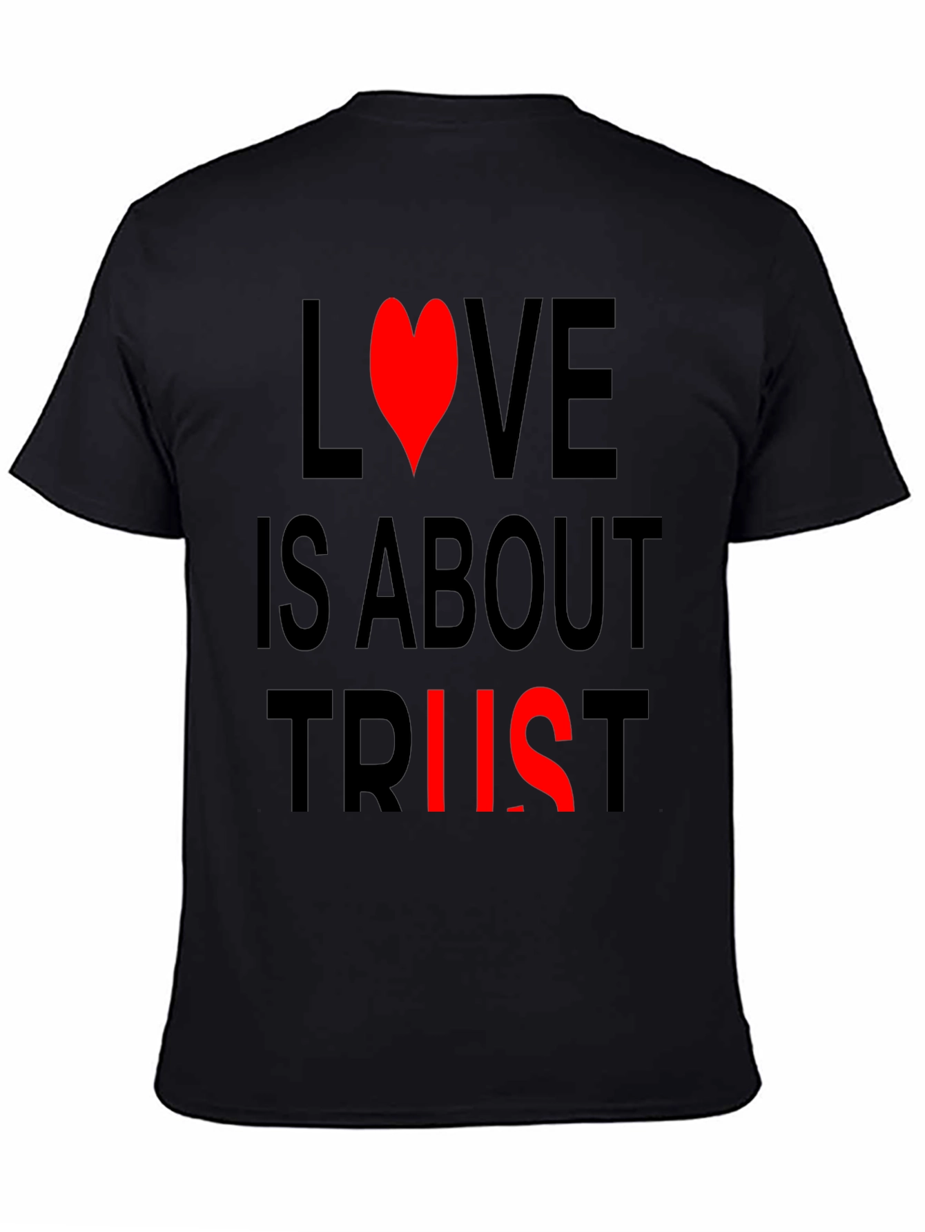 Love and Trust Black T-Shirt