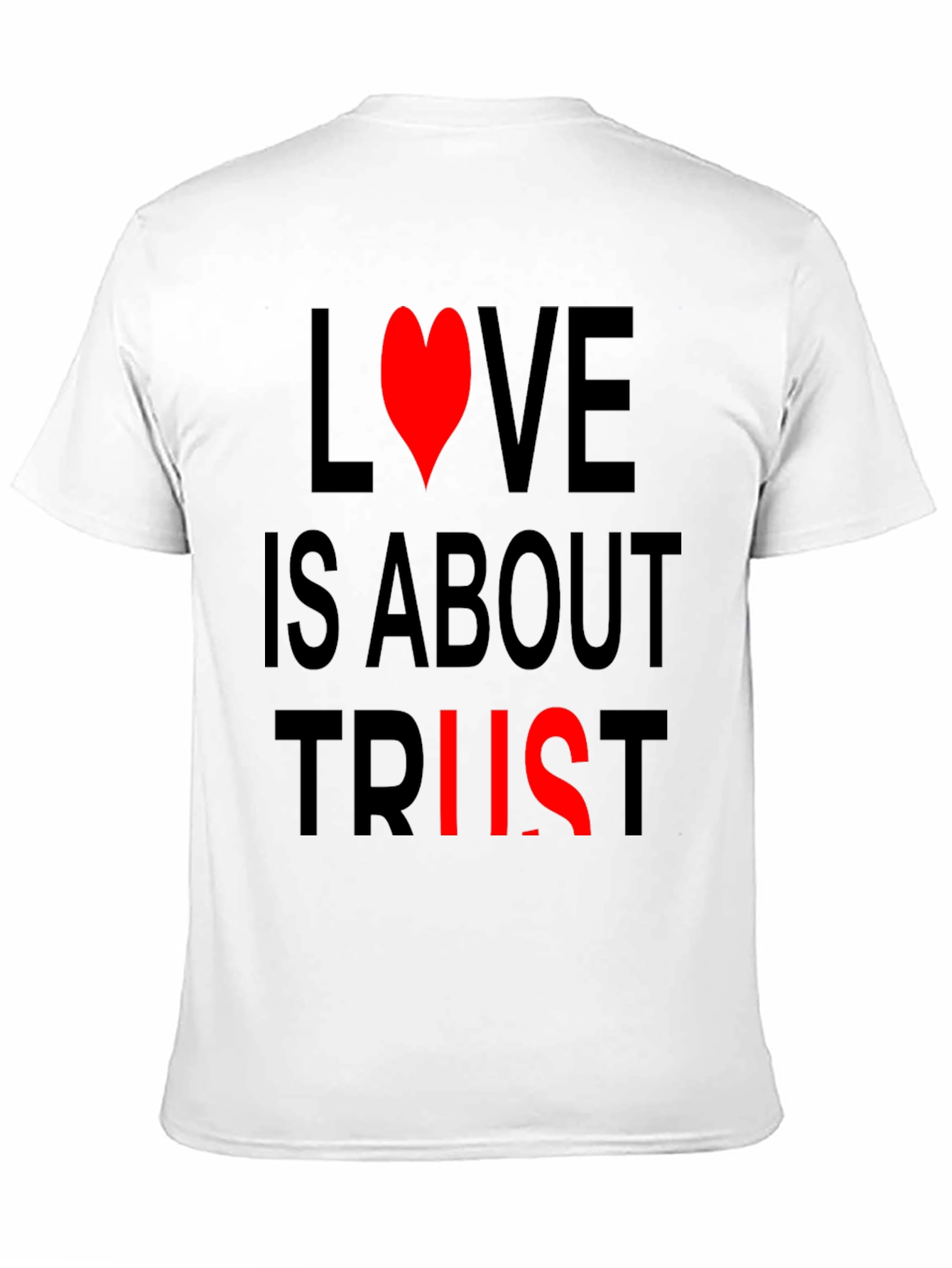 Love and Trust Black T-Shirt