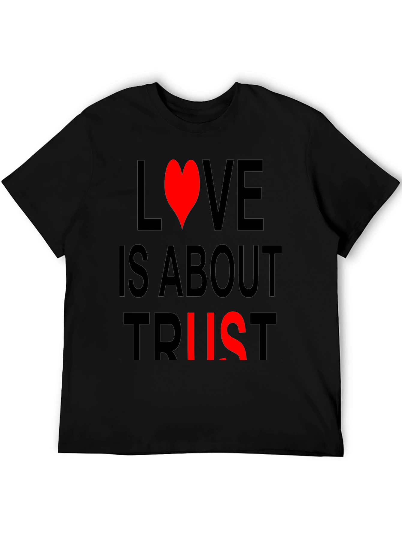 Love and Trust Black T-Shirt