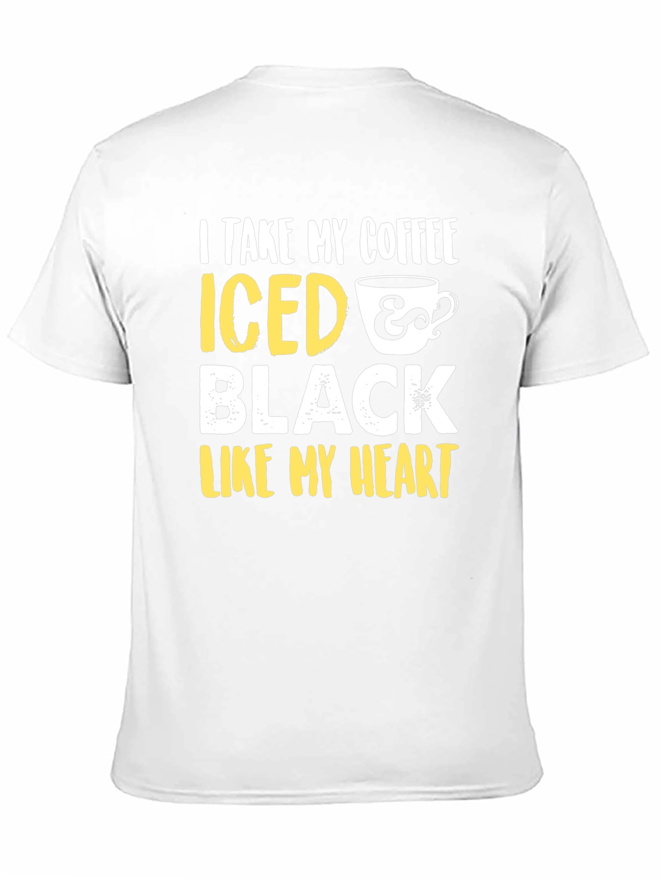 Iced Coffee Black Heart Graphic Tee