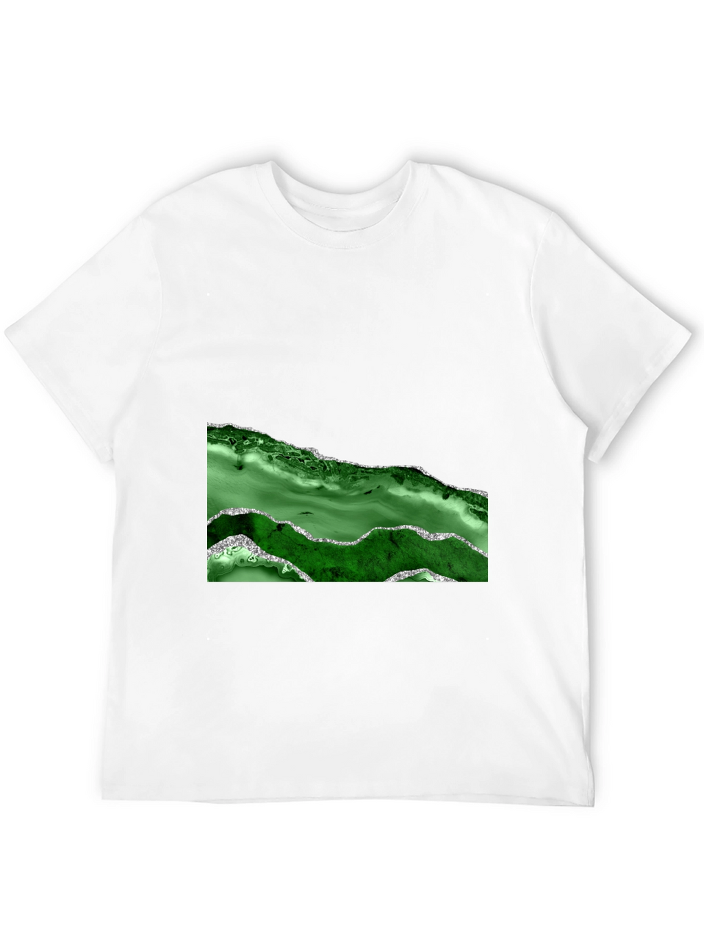 Emerald Green Agate Graphic Tee