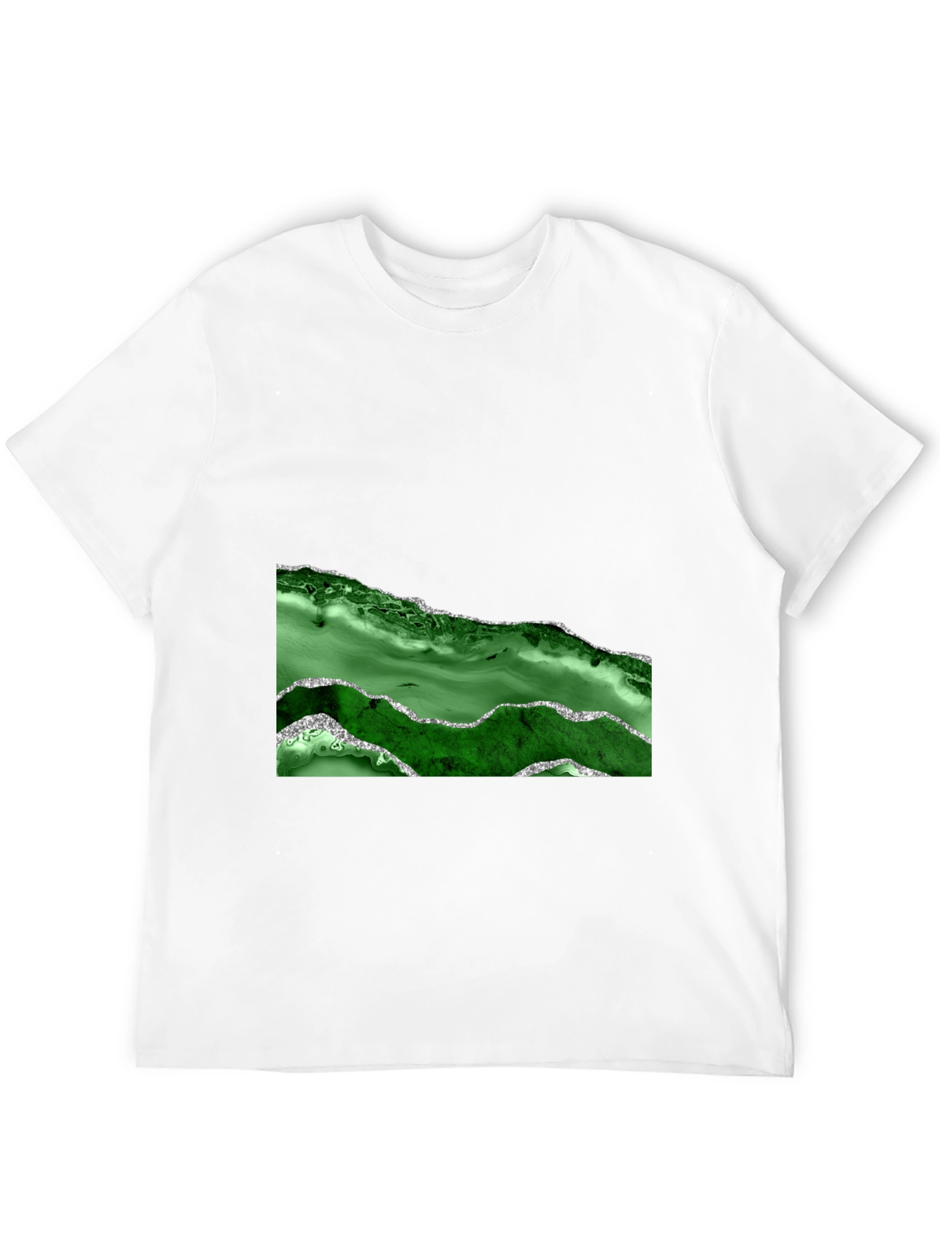 Emerald Green Agate Graphic Tee