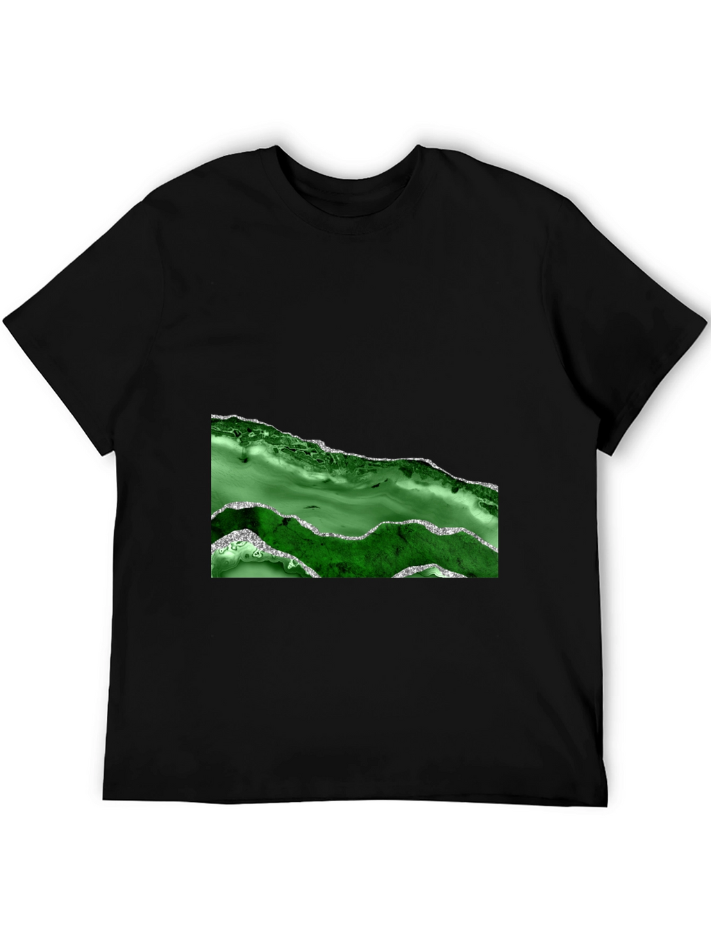 Emerald Green Agate Graphic Tee