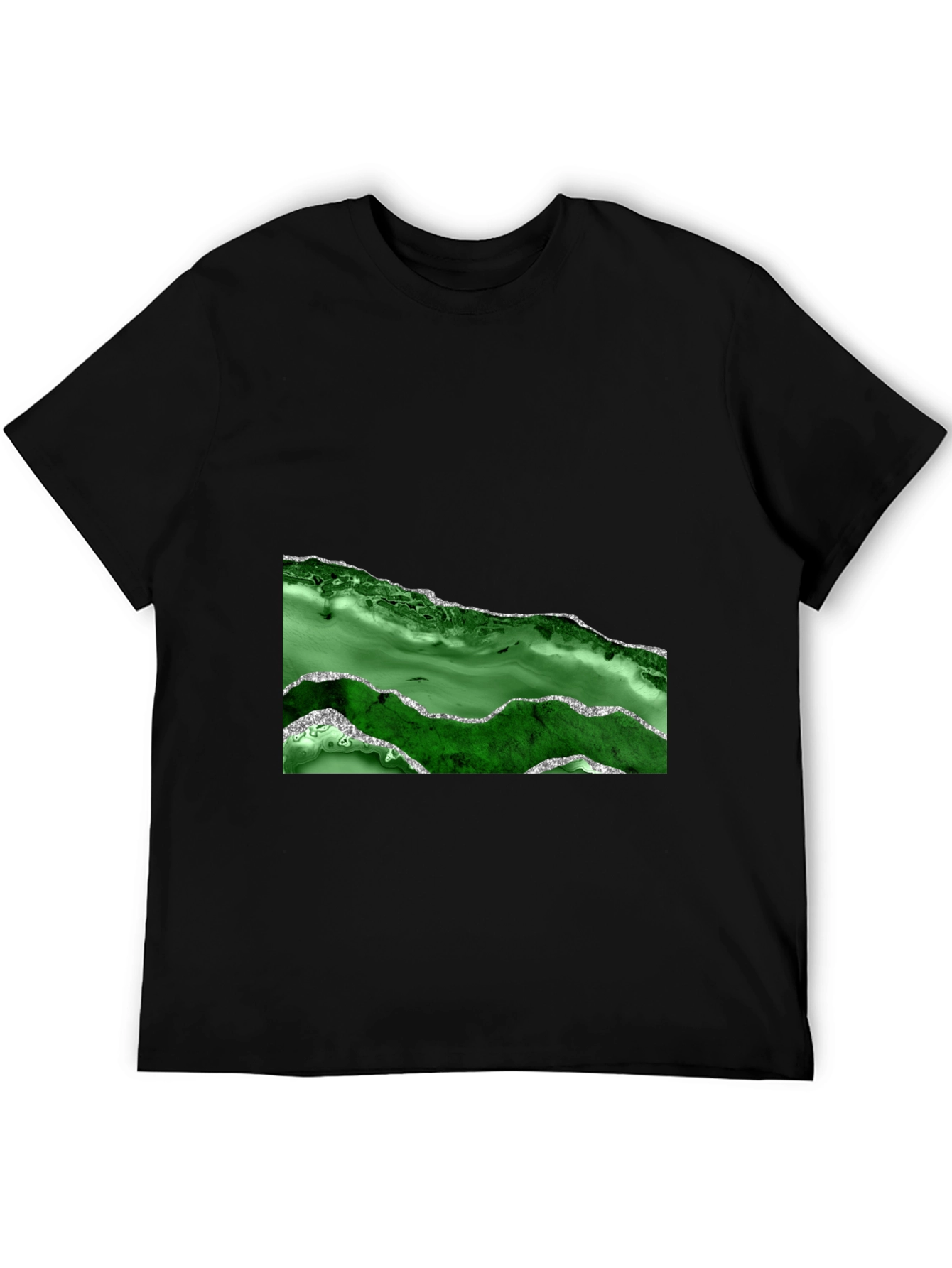 Emerald Green Agate Graphic Tee