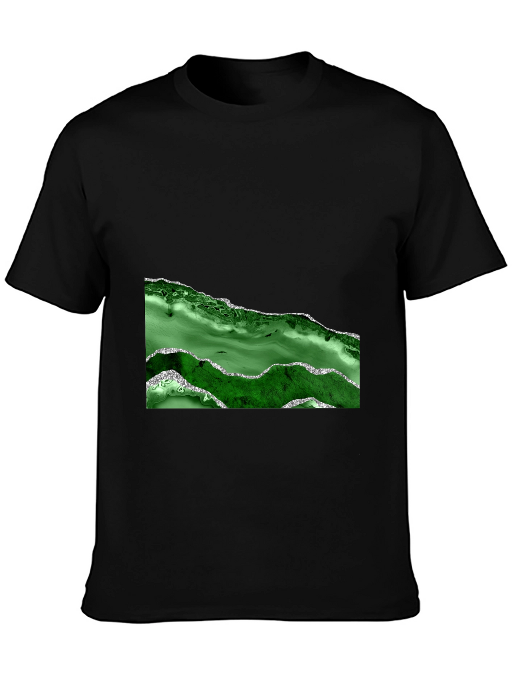 Emerald Green Agate Graphic Tee