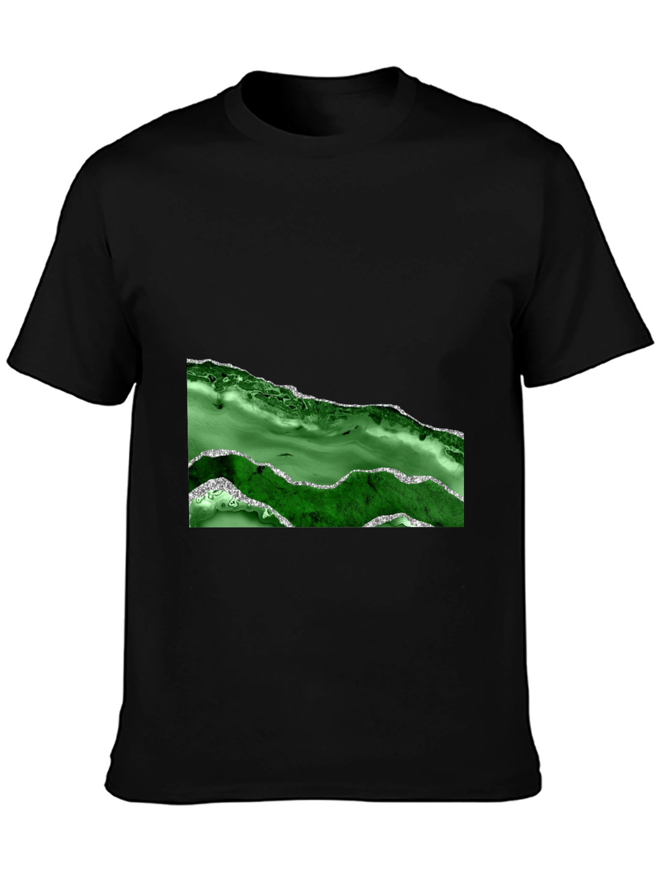 Emerald Green Agate Graphic Tee