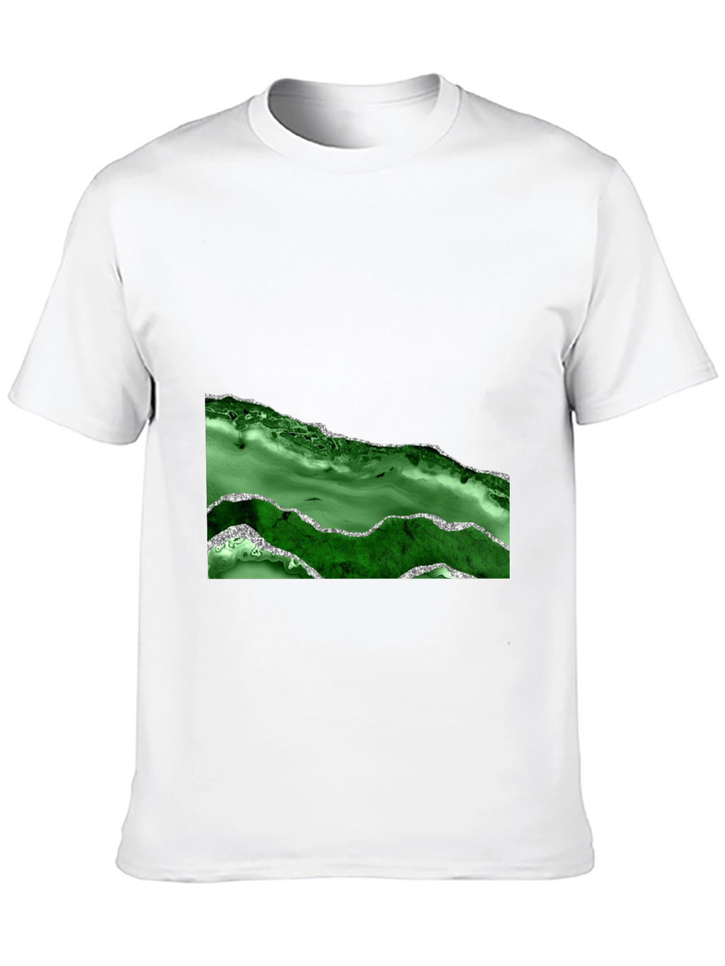 Emerald Green Agate Graphic Tee