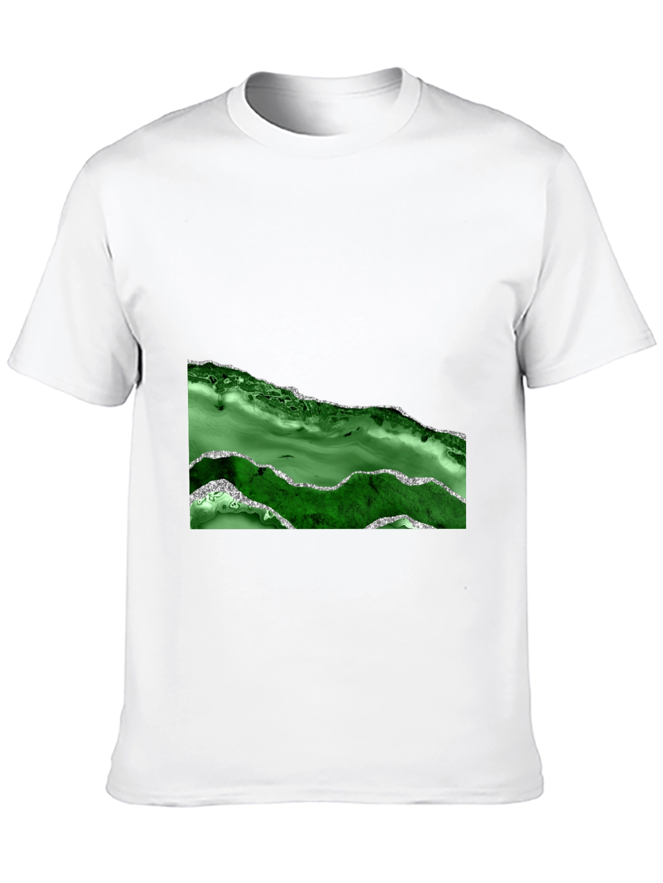 Emerald Green Agate Graphic Tee