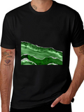 Emerald Green Agate Graphic Tee